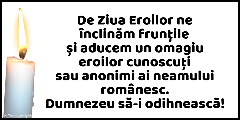 Dumnezeu să-i odihnească!