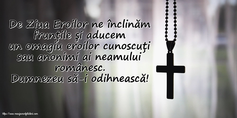 Dumnezeu să-i odihnească!