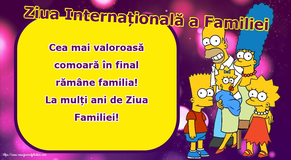 Ziua Familiei 15 Mai - Ziua Internațională a Familiei - La mulți ani de Ziua Familiei!