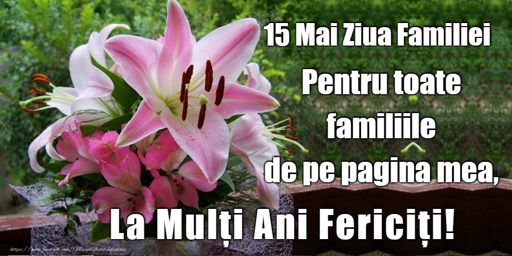 Felicitari de Ziua Familiei - La mulţi ani pentru toate familiile! - mesajeurarifelicitari.com
