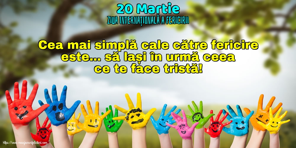 Ziua Fericirii 20 Martie - Ziua Internațională a Fericirii