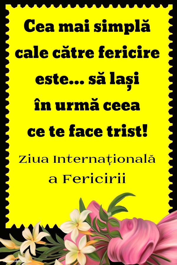 Ziua Internațională a Fericirii