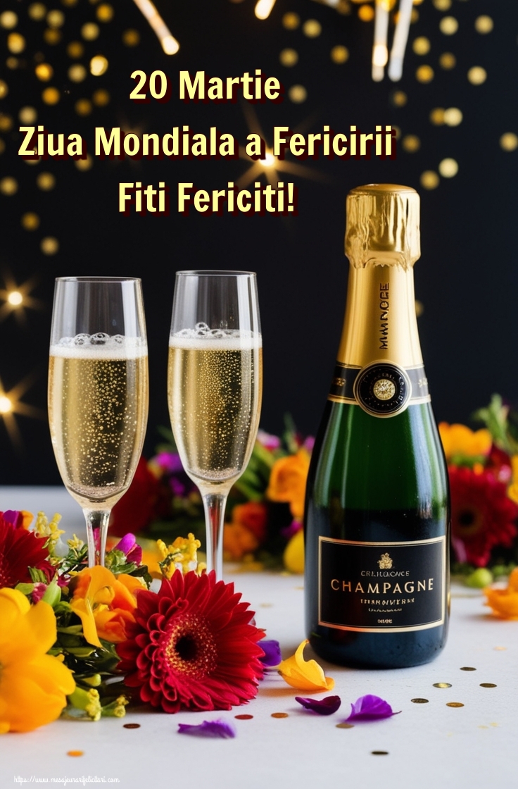 20 Martie Ziua Mondiala a Fericirii Fiti Fericiti!