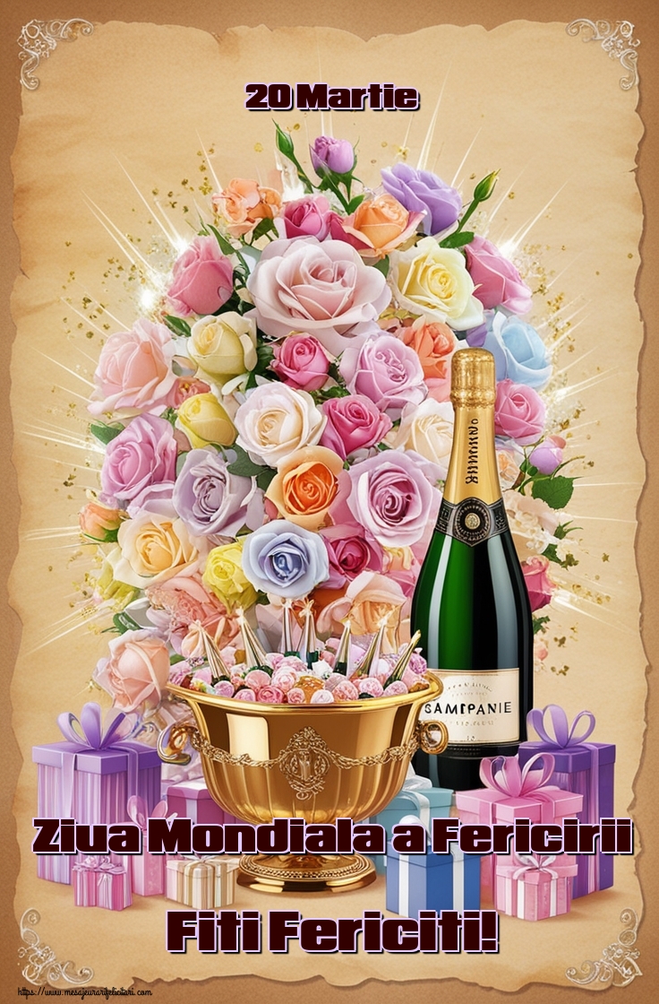 20 Martie Ziua Mondiala a Fericirii Fiti Fericiti!