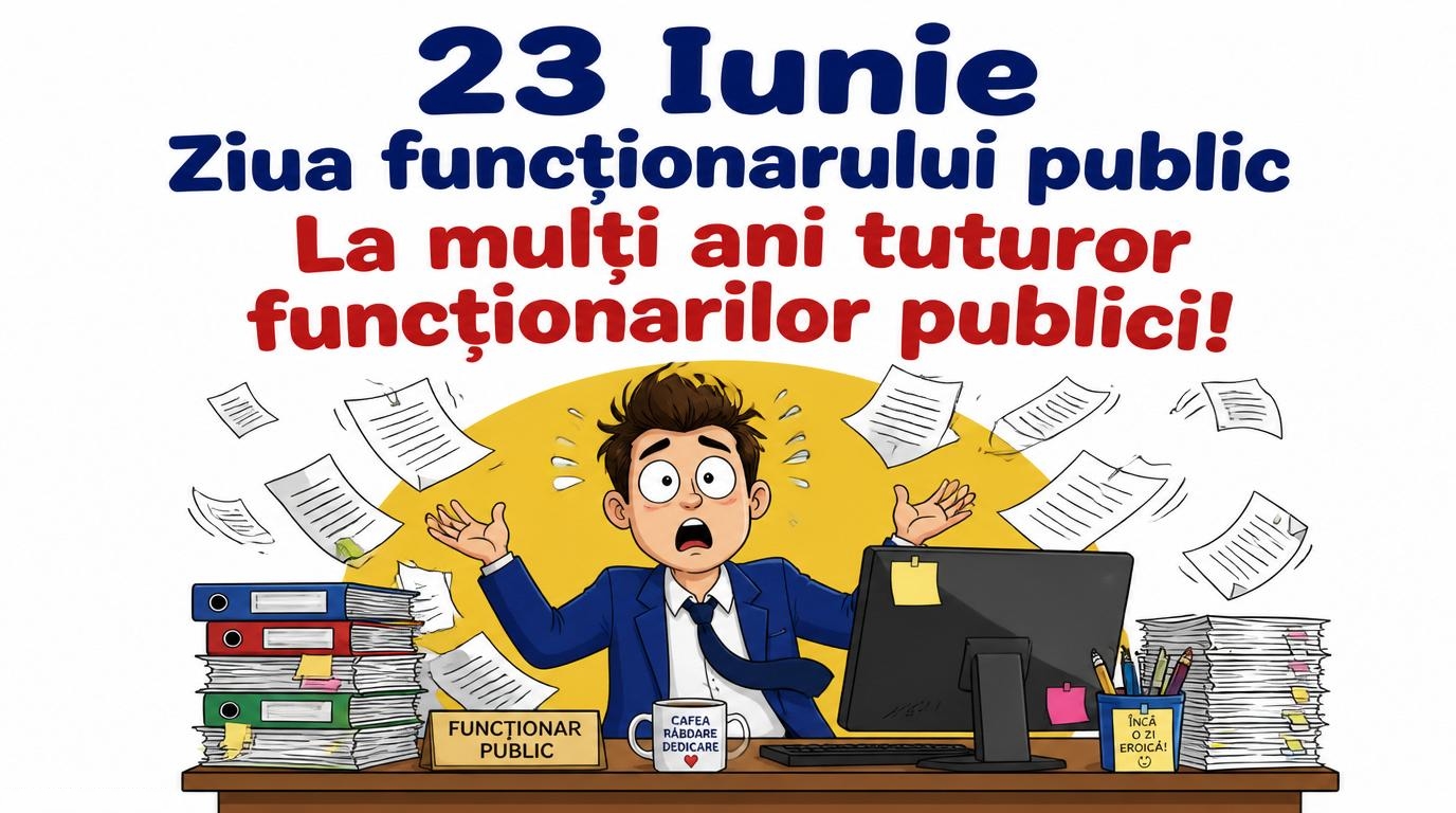 23 Iunie Ziua funcţionarului public La mulţi ani tuturor funcţionarilor publici!