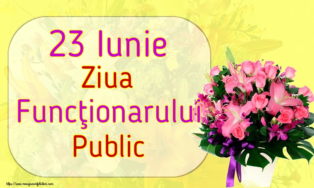 23 Iunie Ziua Funcţionarului Public