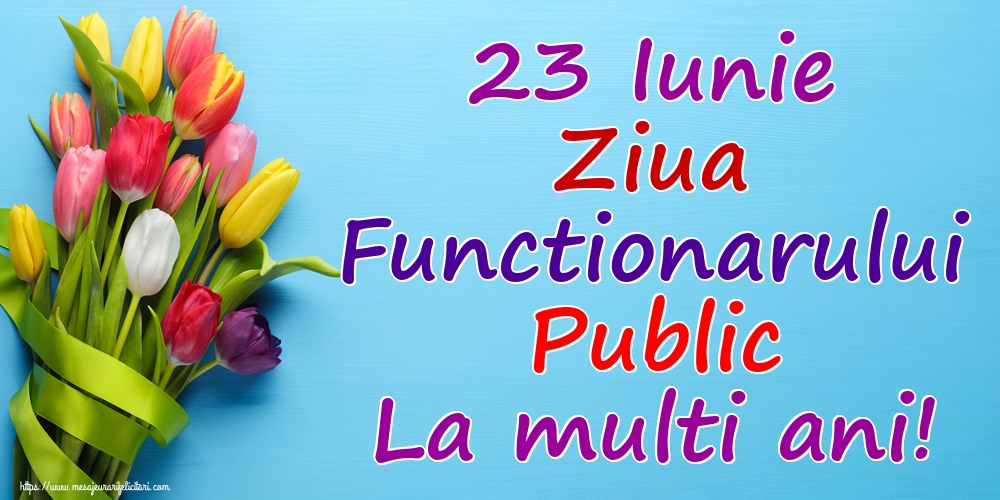 Felicitari de Ziua funcţionarului public - 23 Iunie Ziua Functionarului Public La multi ani!