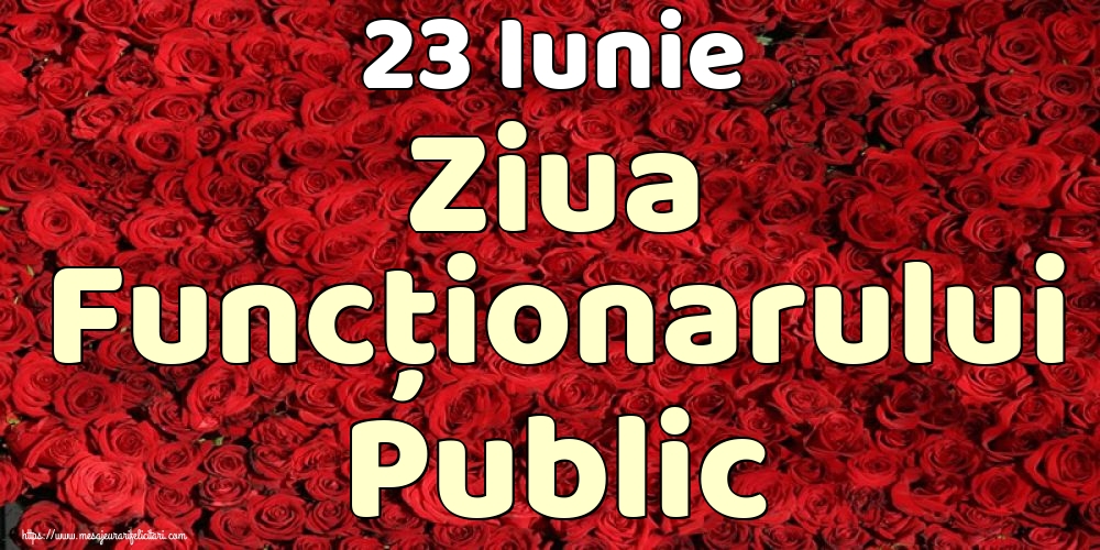 Felicitari de Ziua funcţionarului public - 23 Iunie Ziua Funcţionarului Public