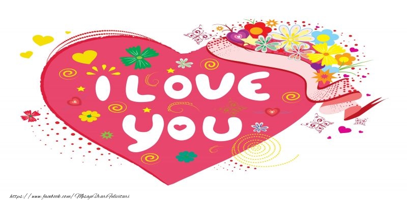 Felicitari Ziua indragostitilor in Engleza - Happy Valentine's Day! I love you! 14 February