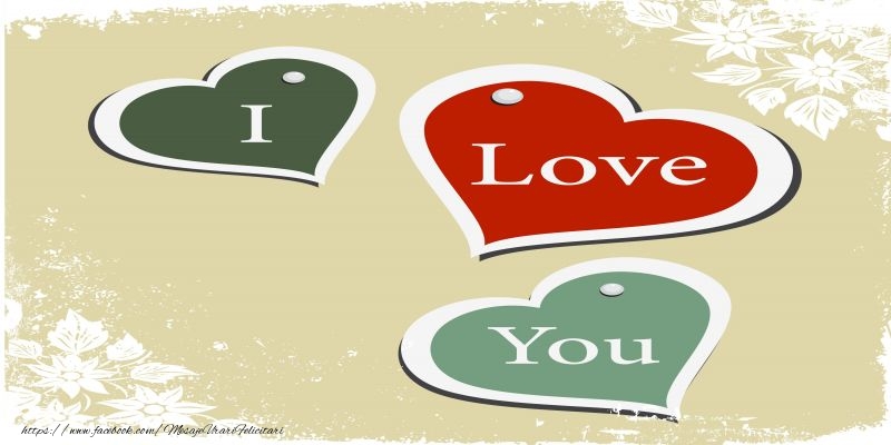 Felicitari Ziua indragostitilor in Engleza - Happy Valentine's Day! I love you! 14 February