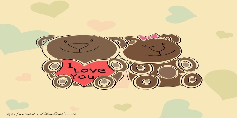 Felicitari Ziua indragostitilor in Engleza - Happy Valentine's Day! I love you! 14 February