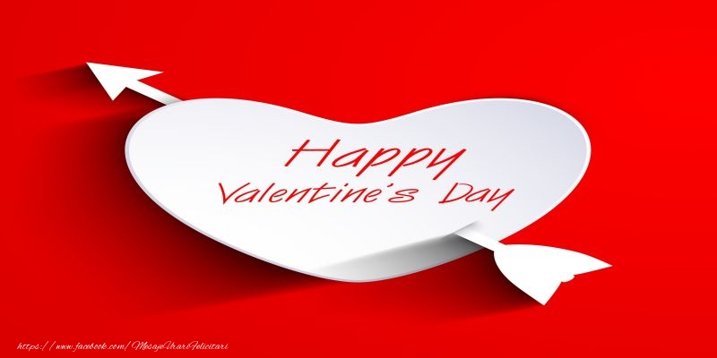 Felicitari Ziua indragostitilor in Engleza - Happy Valentine's Day! I love you! 14 February