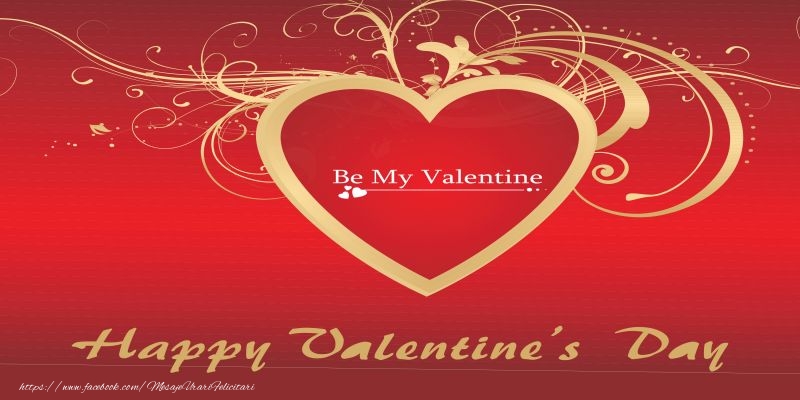 Felicitari Ziua indragostitilor in Engleza - Happy Valentine's Day! I love you! 14 February