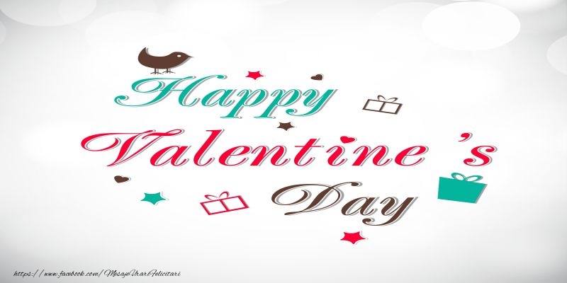 Felicitari Ziua indragostitilor in Engleza - Happy Valentine's Day! I love you! 14 February