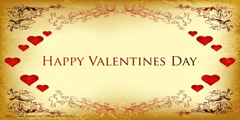 Felicitari Ziua indragostitilor in Engleza - Happy Valentine's Day! I love you! 14 February