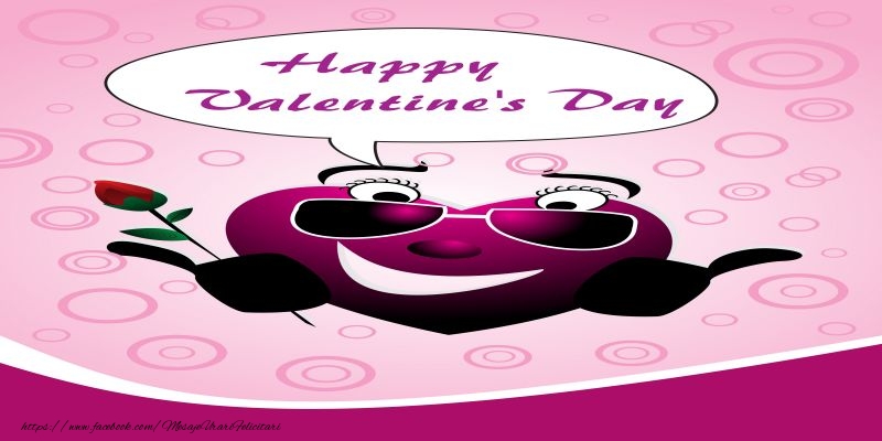Felicitari Ziua indragostitilor in Engleza - Happy Valentine's Day! I love you! 14 February