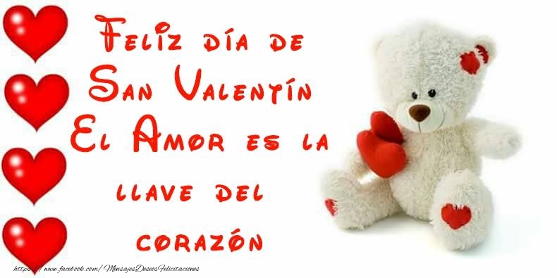 Felicitari Ziua indragostitilor in Spaniola - Feliz Día de San Valentin! Te amo! 14 Febrero