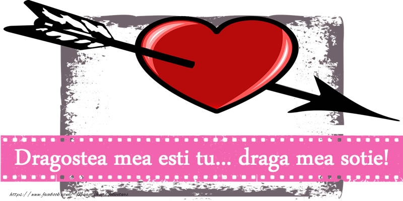 Dragostea mea esti tu... draga mea sotie!