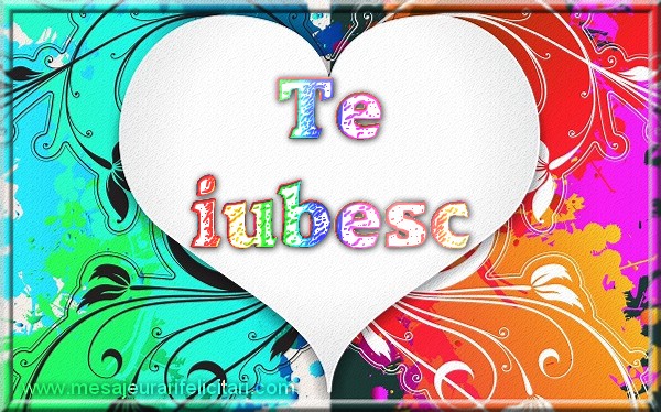 Happy valentines day! Te iubesc!