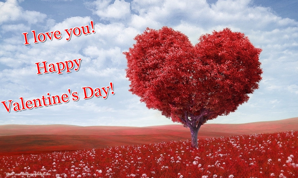 Felicitari Ziua indragostitilor - I love you! Happy Valentine's Day! - mesajeurarifelicitari.com