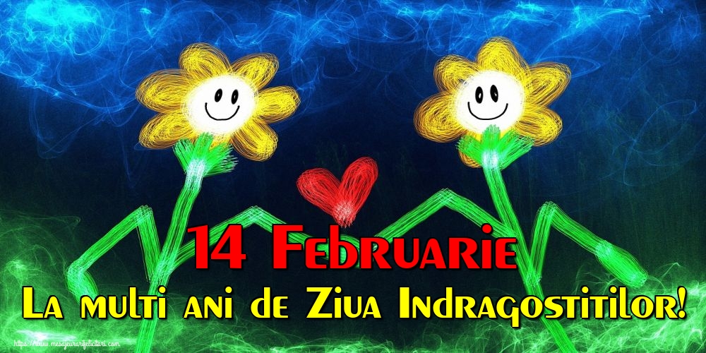 Felicitari Ziua indragostitilor - 14 Februarie La multi ani de Ziua Indragostitilor! - mesajeurarifelicitari.com