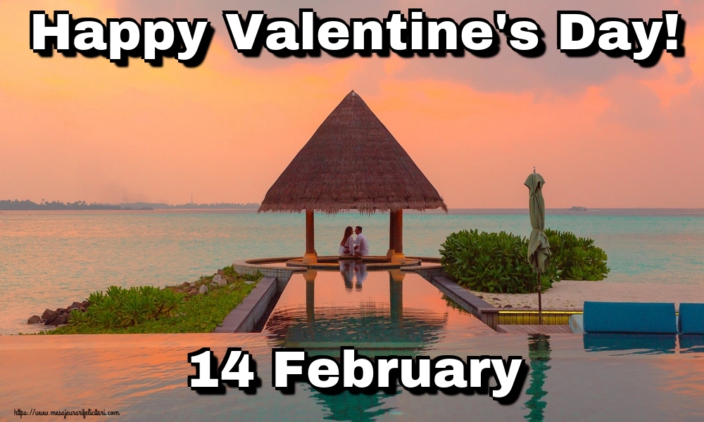 Felicitari Ziua indragostitilor in Engleza - Happy Valentine's Day! 14 February