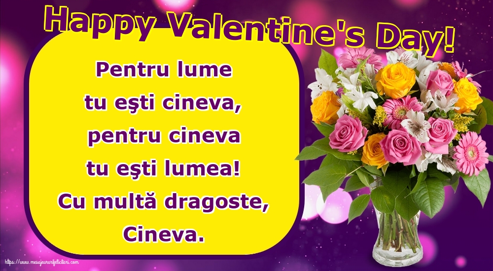 Felicitari Ziua indragostitilor - 🌼🥳 Happy Valentine's Day! - mesajeurarifelicitari.com