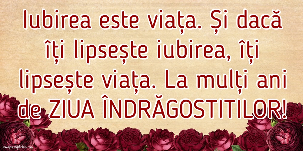La mulți ani de Ziua Îndrăgostitilor!