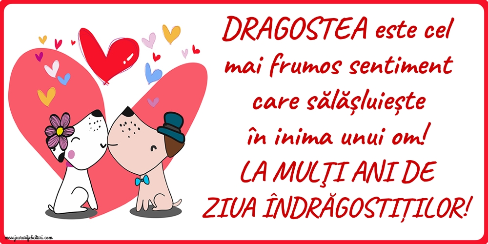 La mulţi ani de Ziua Îndrăgostiților!