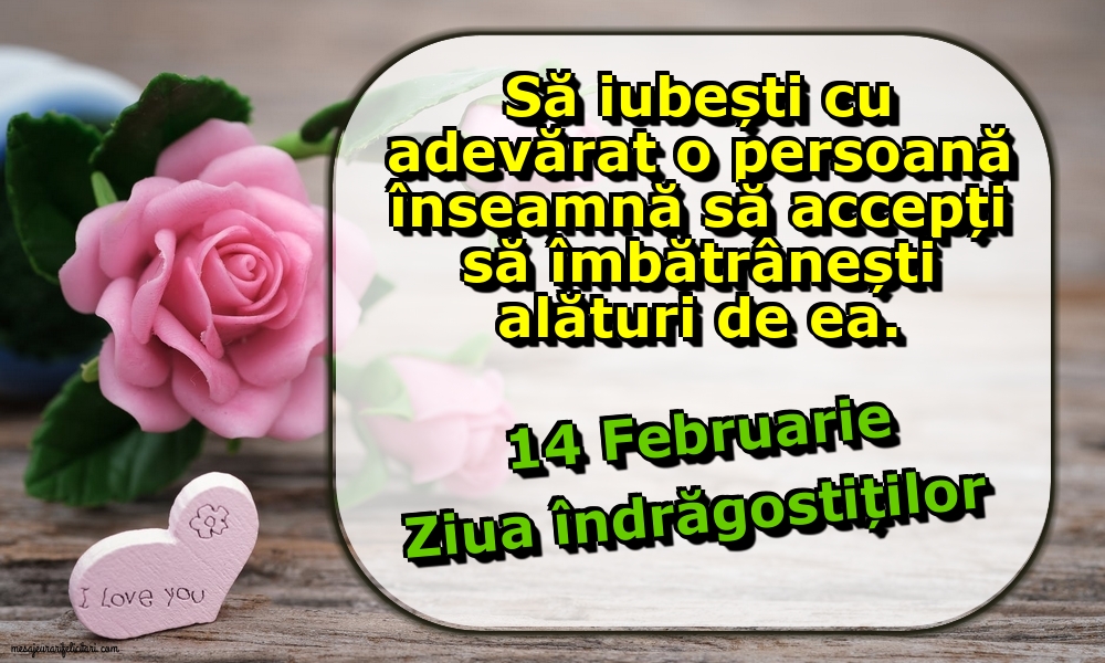 14 Februarie Ziua îndrăgostiților