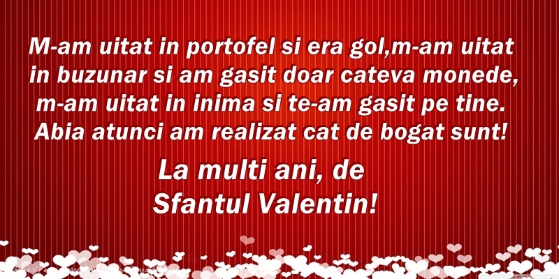 La multi ani de Ziua Indragostitilor!