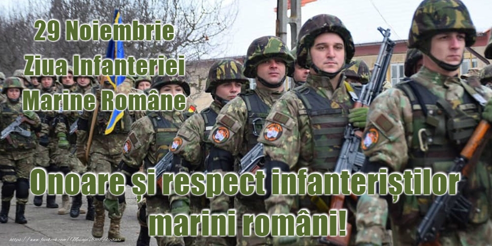 Ziua Infanteriei Marine 29 Noiembrie - Ziua Infanteriei Marine Române