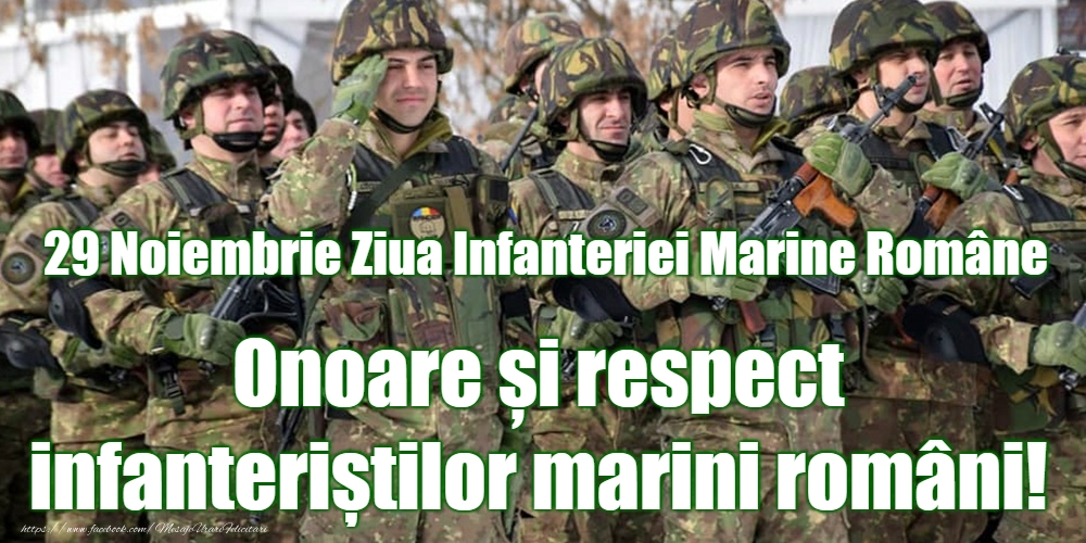 29 Noiembrie - Ziua Infanteriei Marine Române