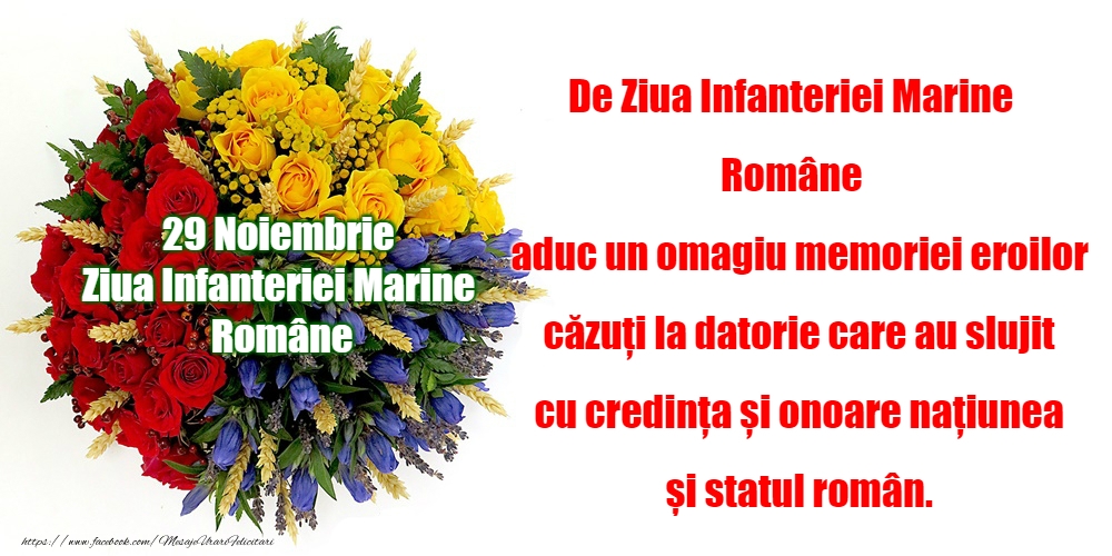 29 Noiembrie - Ziua Infanteriei Marine Române
