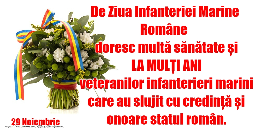Felicitari de Ziua Infanteriei Marine - 29 Noiembrie - Ziua Infanteriei Marine Române - mesajeurarifelicitari.com
