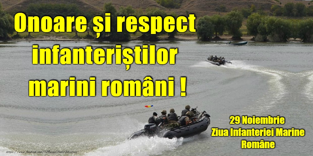 Ziua Infanteriei Marine 29 Noiembrie - Ziua Infanteriei Marine Române