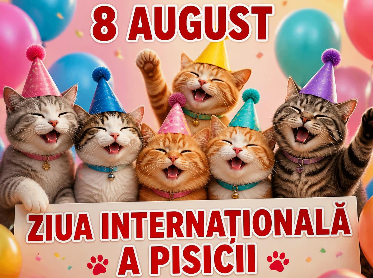 8 August Ziua Internațională a Pisicii