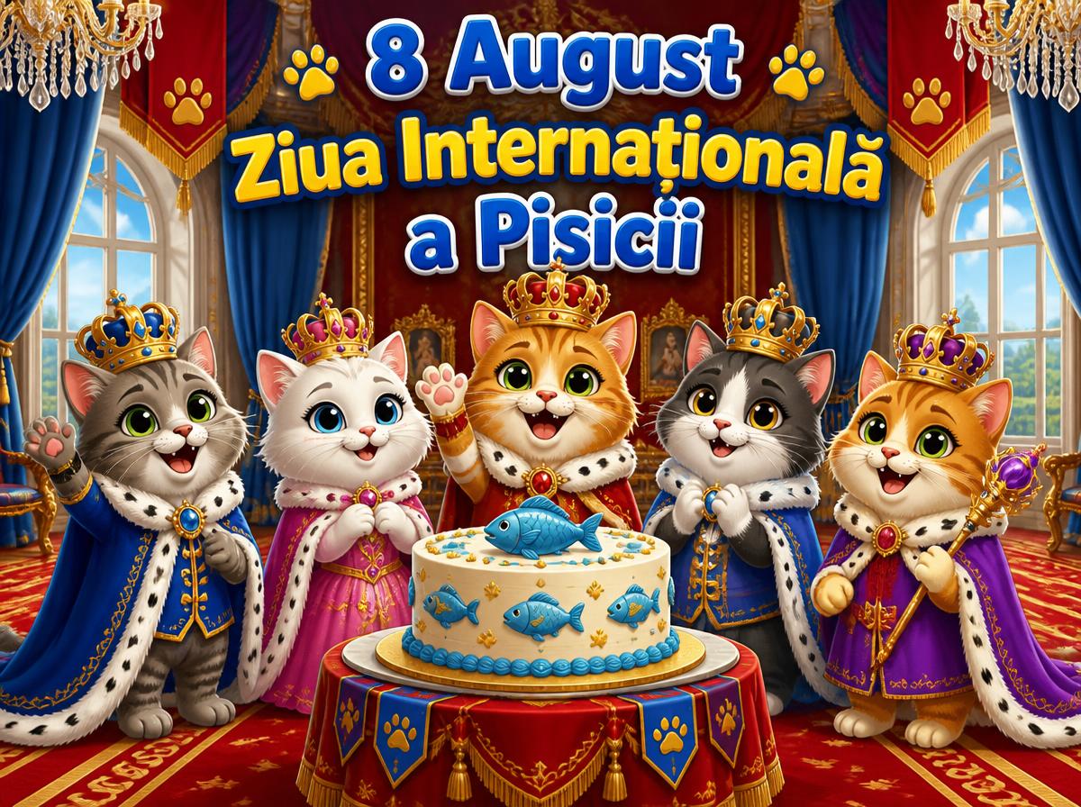 8 August Ziua Internațională a Pisicii