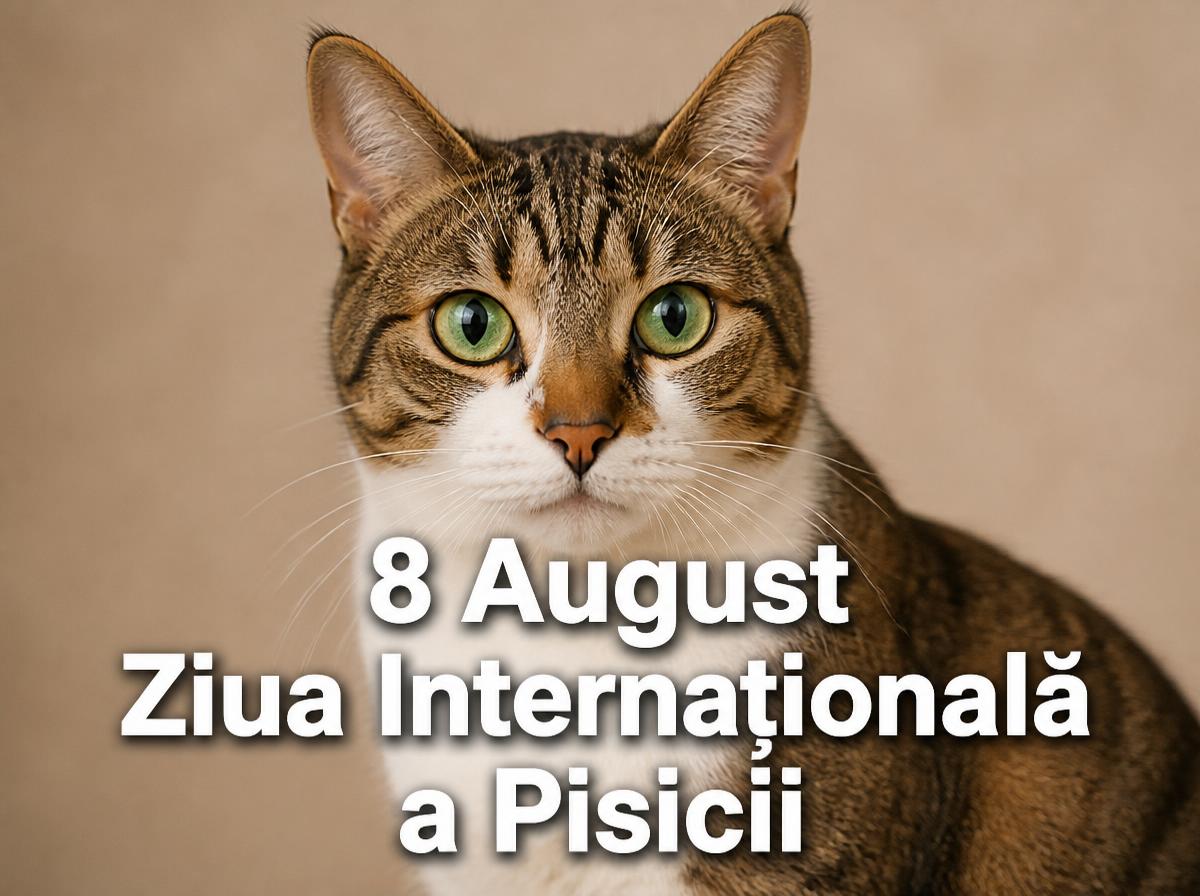8 August Ziua Internațională a Pisicii