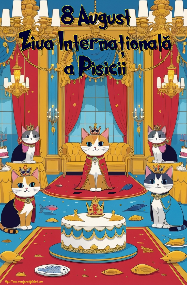 8 August Ziua Internațională a Pisicii