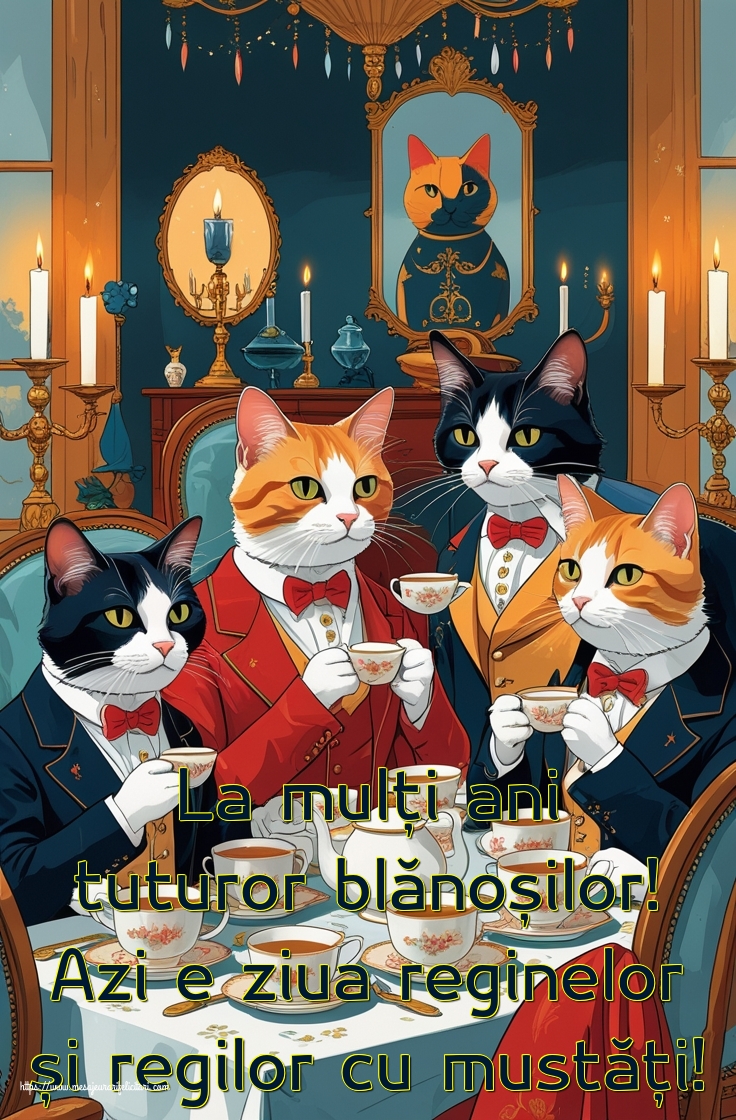La mulți ani tuturor blănoșilor! Azi e ziua reginelor și regilor cu mustăți!