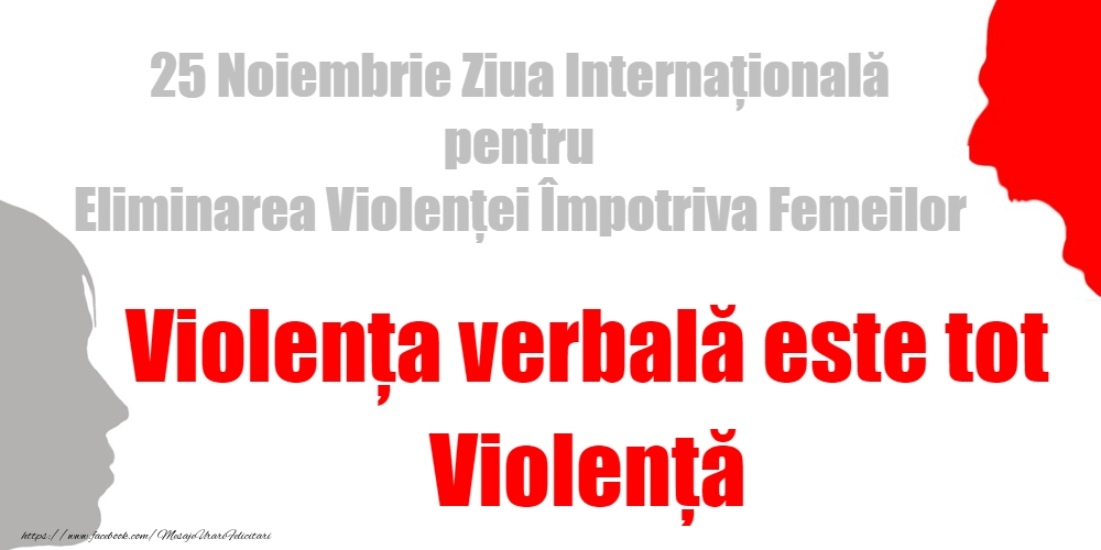 Spune NU! Oprește violența împotriva femeilor!