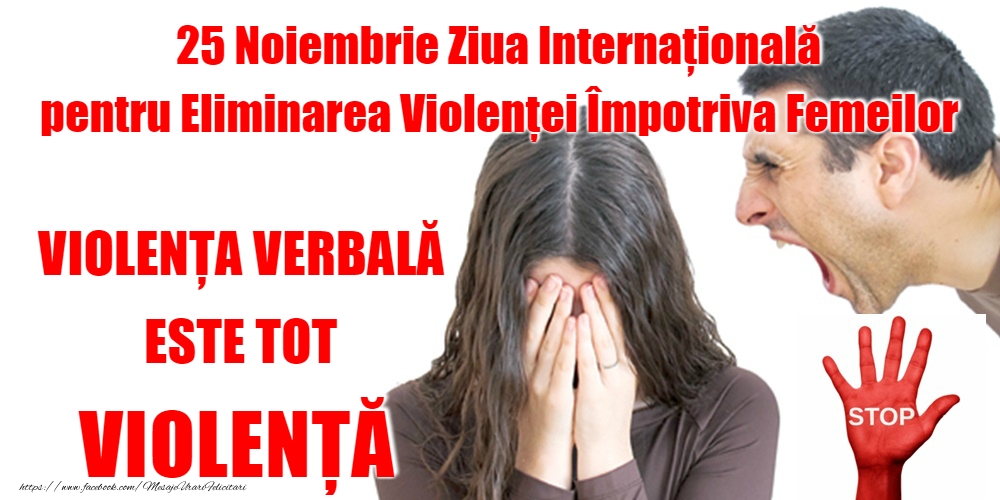 Imagini de Ziua Internațională pentru Eliminarea Violenței asupra Femeilor - Spune NU! Oprește violența împotriva femeilor!