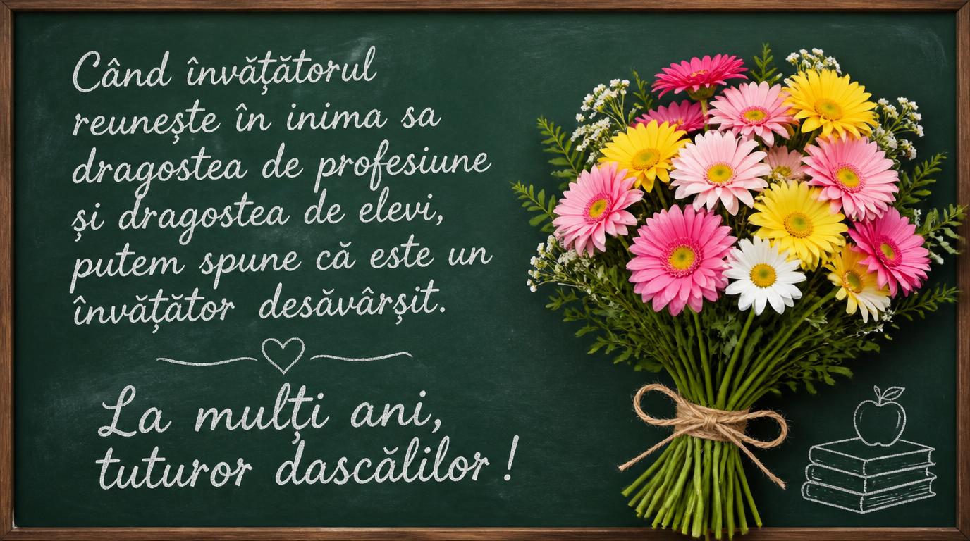 La multi ani, tuturor dascălilor!