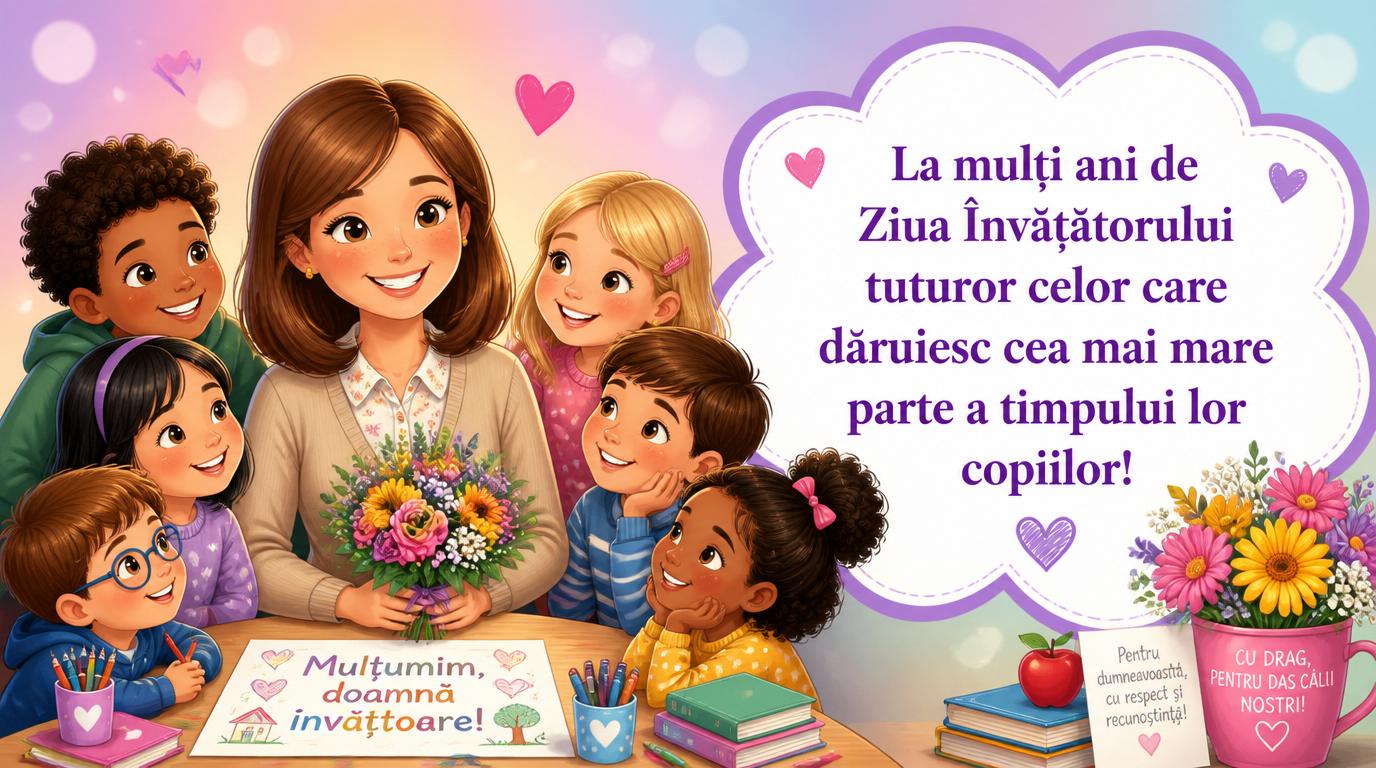 5 iunie - La mulți ani de Ziua Învățătorului!