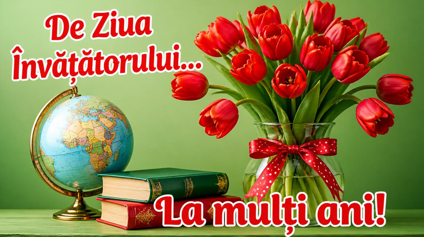 De Ziua Învățătorului... La mulţi ani!