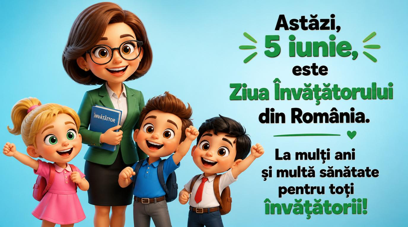 La mulți ani și multă sănătate pentru toți învățătorii!