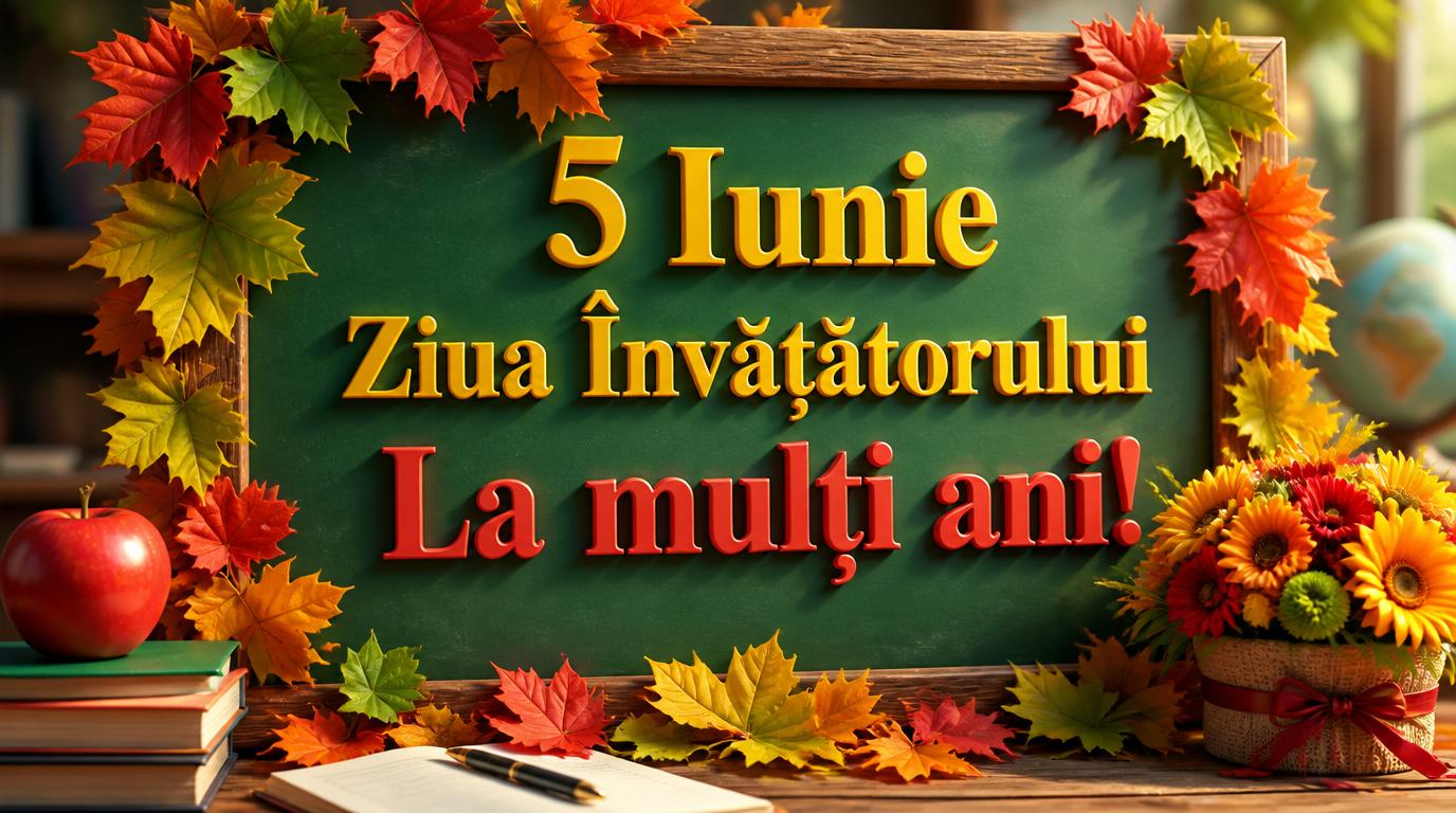 Ziua Învățătorului 5 Iunie Ziua Învățătorului La mulţi ani!