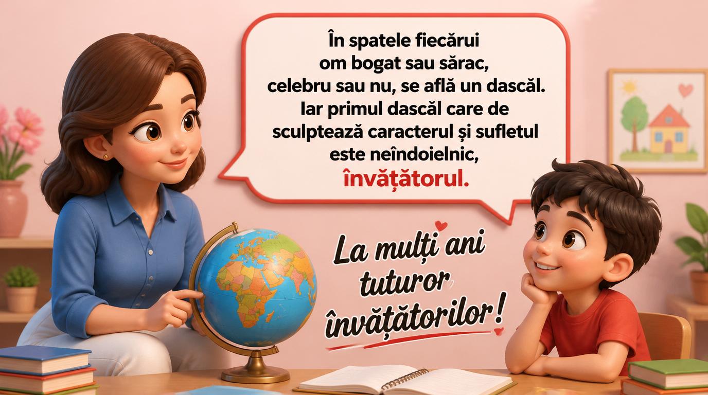 La mulți ani tuturor învățătorilor!
