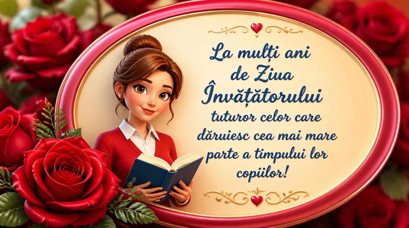 5 iunie - La mulți ani de Ziua Învățătorului!
